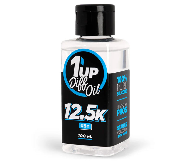 1up Racing Pure Silicone Diff Oil - 12500cSt - 100mL