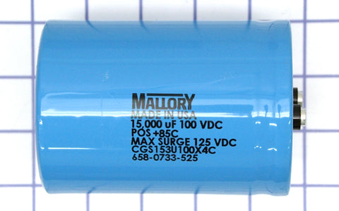Mallory Electrolytic Capacitor CGS153U100X4C 15000UF 100V