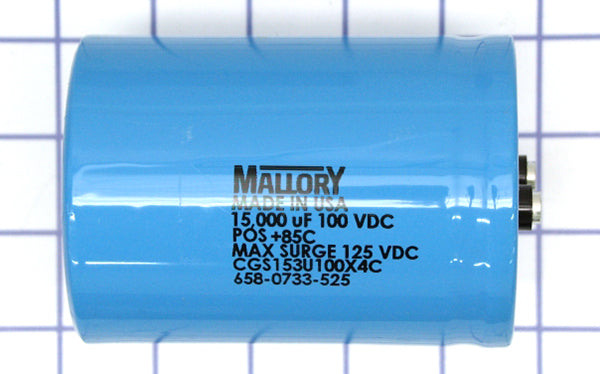Mallory Electrolytic Capacitor CGS153U100X4C 15000UF 100V