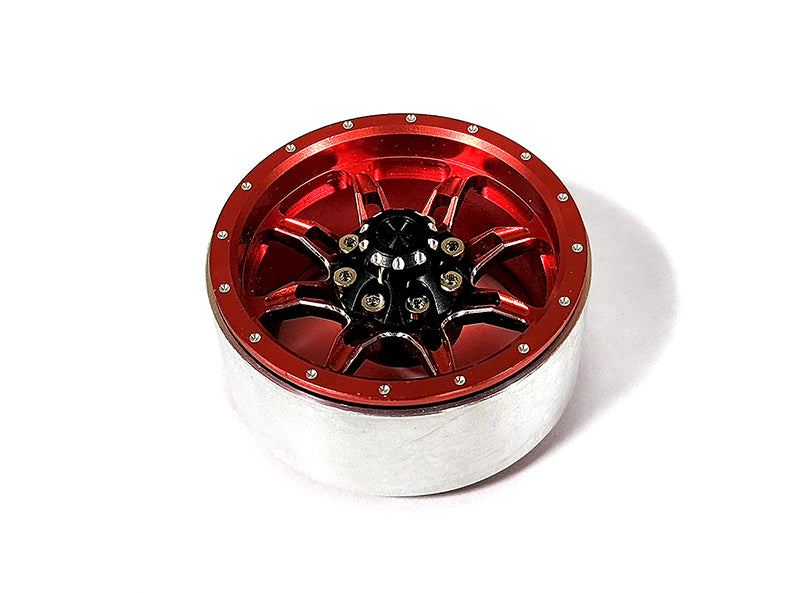 Realistic 1.9 Size Billet Machined 8 Spoke Wheel for 1/10 Scale Crawler