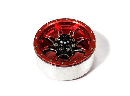 Realistic 1.9 Size Billet Machined 8 Spoke Wheel for 1/10 Scale Crawler