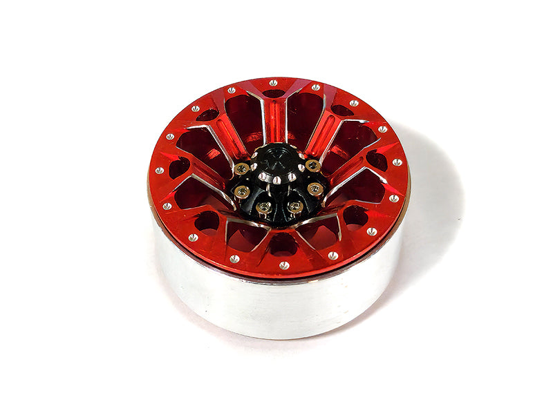 Realistic 1.9 Size Billet Machined 8 Spoke Wheel for 1/10 Scale Crawler