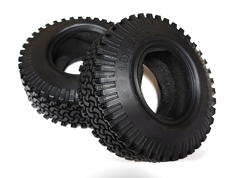 1.9 Size All Terrain (2) Off-Road Tires (O.D.=96mm)