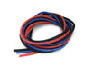 Flexible Silver Plated Silicone Electrical Wire Set 18G 60cm