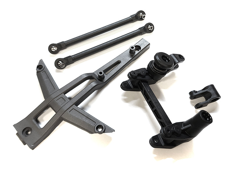 Original Traxxas Bell Crank, Toe Link & Brace for 1/10 Maxx V2 (new, take-off)