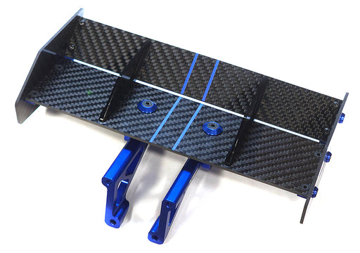 Carbon Fiber Rear Aero Wing Kit for Traxxas 1/8 Sledge 4WD
