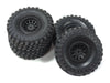 Original Axial Wheels & Tires for 1/10 SCX10 iii Base Camp 4X4 (new, take-off)