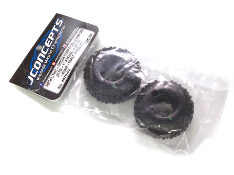JConcepts Megalithic Green Compounds Micro Crawler Tires 1.0in (O.D. 63mm)