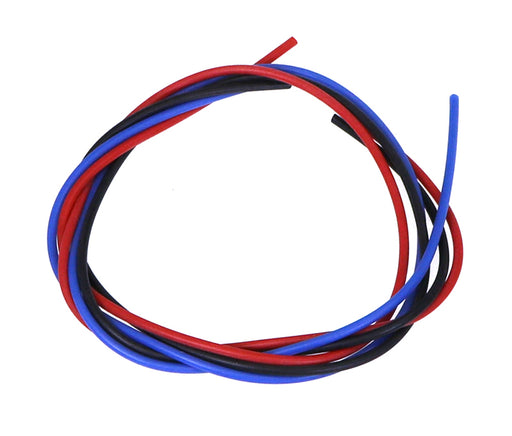 Flexible Silver Plated Silicone Electrical Wire Set 20G 40cm