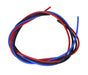 Flexible Silver Plated Silicone Electrical Wire Set 20G 40cm