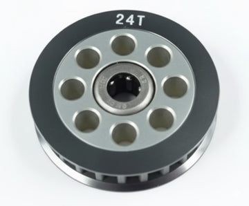 3Racing Aluminum Center One Way Pulley Gear T24