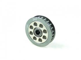 3Racing Aluminum Center One Way Pulley Gear T24