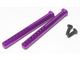 3Racing Aluminium Body Post 60mm - Purple