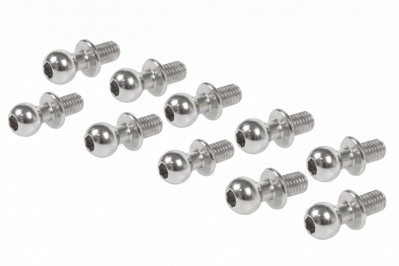 Steel 4.8mm Ball Stud L=6 (10 pcs)