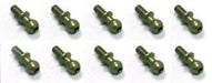 7075 Aluminum 4.8MM Ball Stud L=6 (10 pcs) - Teflon Coated