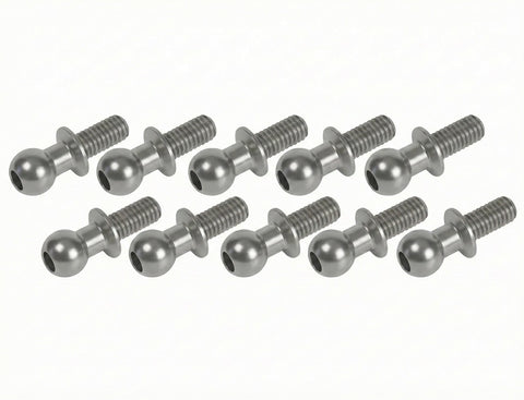 3Racing Aluminum 4.8MM Ball Stud L=6 (10 pcs) - Titanium