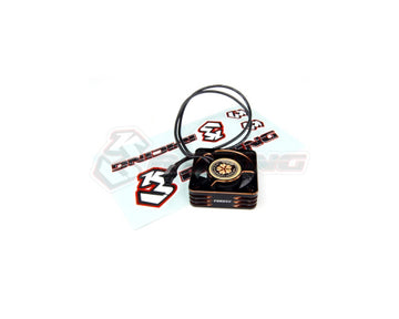 Aluminium Case High Speed Cooling Fan 7.2V 30 x 30 x10mm (Max.8.4V)