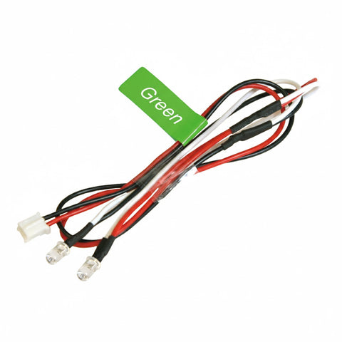 3Racing 3mm Flash LED Light - Green