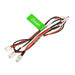 3Racing 5mm Flash LED Light - Green