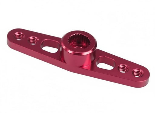 3Racing 2.6mm Aluminium Double Servo Arm for Futaba - Red