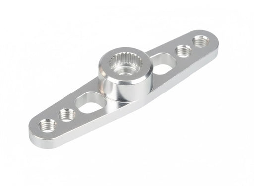 3Racing 2.6mm Aluminium Double Servo Arm for Futaba - Silver