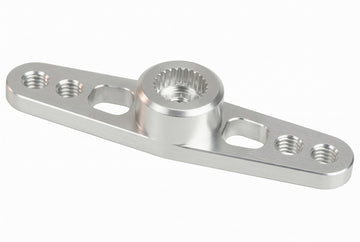 3Racing 3.0 mm Aluminium Double Servo Arm for Ko Propo/Sanwa - Silver
