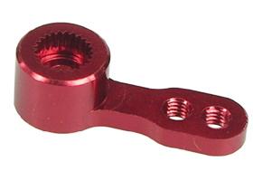 3Racing 2.6mm Aluminium Single Servo Arm for Ko Propo/Sanwa - Red