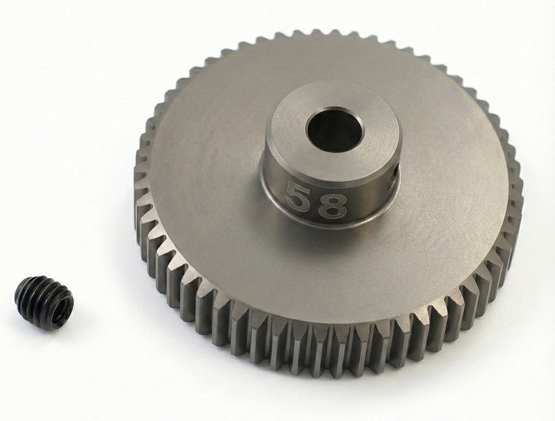 64 Pitch Pinion Gear 58T (7075 w/ Hard Coating)
