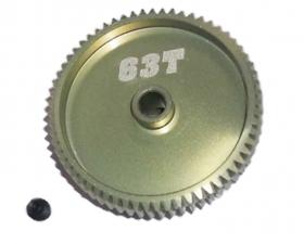 64 Pitch Pinion Gear 63T (7075 w/ Hard Coating)