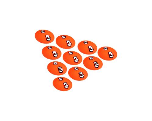 UV Road Disc - Fluorescent Orange (10pcs)