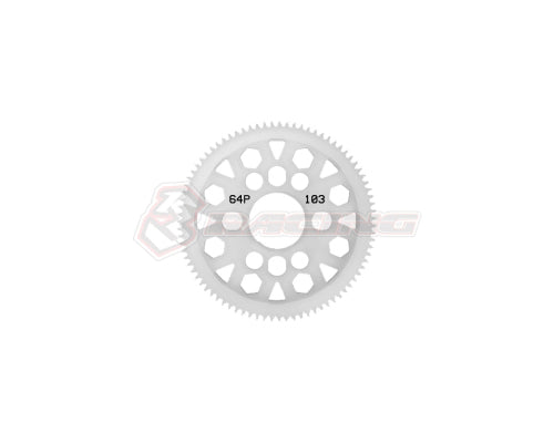 3Racing 64 Pitch Plastic Spur Gear 103T Ver.2