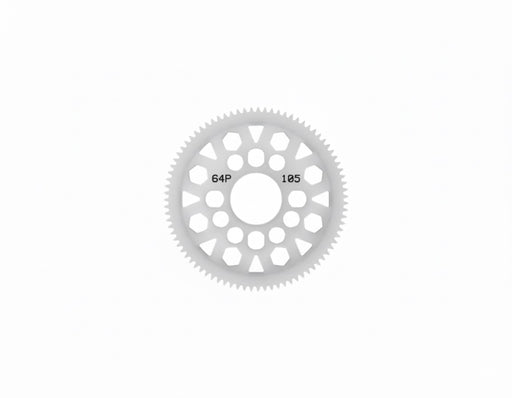 3Racing 64 Pitch Plastic Spur Gear 105T Ver.2