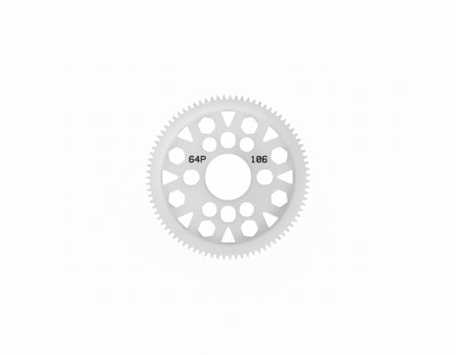 3Racing 64 Pitch Plastic Spur Gear 106T Ver.2