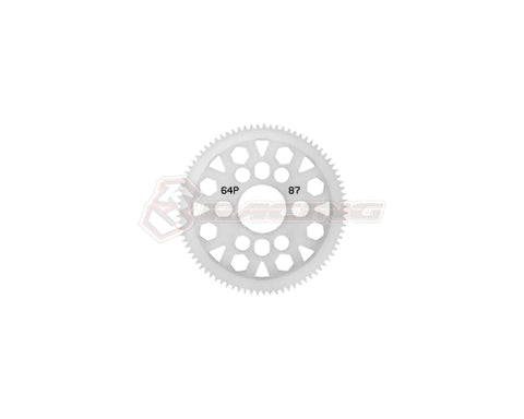 3Racing 64 Pitch Plastic Spur Gear 87T Ver.2