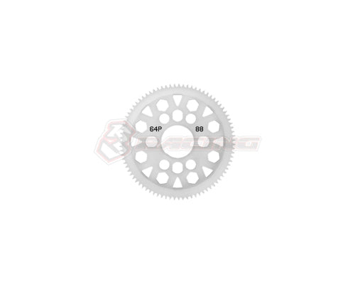 3Racing 64 Pitch Plastic Spur Gear 88T Ver.2