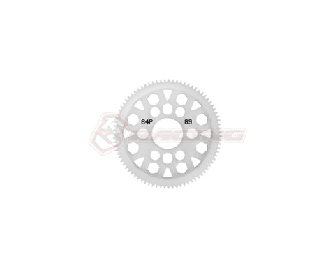 3Racing 64 Pitch Plastic Spur Gear 89T Ver.2