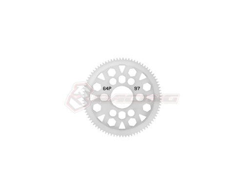 3Racing 64 Pitch Plastic Spur Gear 97T Ver.2