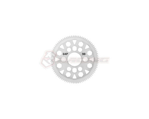 3Racing 64 Pitch Plastic Spur Gear 98T Ver.2