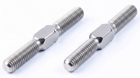 3Racing 64 Titanium 3mm Turnbuckle - 21mm (2 Pcs)