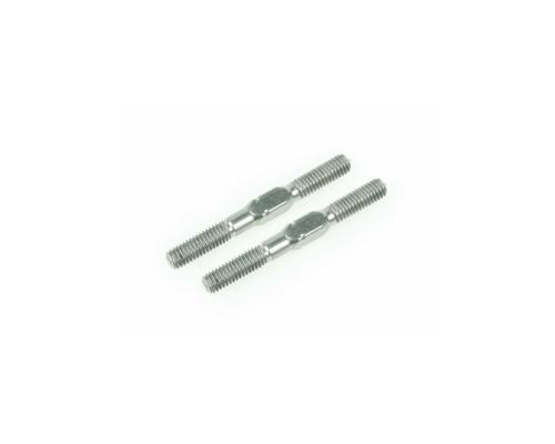 3Racing 64 Titanium 3mm Turnbuckle - 28mm (2 Pcs)