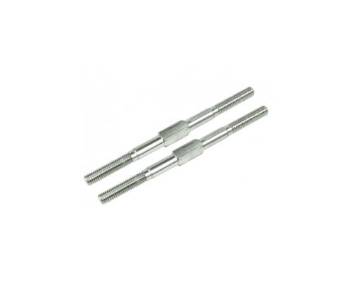 3Racing 64 Titanium 4mm Turnbuckle - 70mm (2 Pcs)