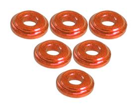 3Racing Shock Tower Shim M8 x 2mm (6pcs) - Orange