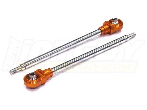 Replacement Rear Shafts and Rod Ends (2) for Baja Piggyback Shocks BAJ058