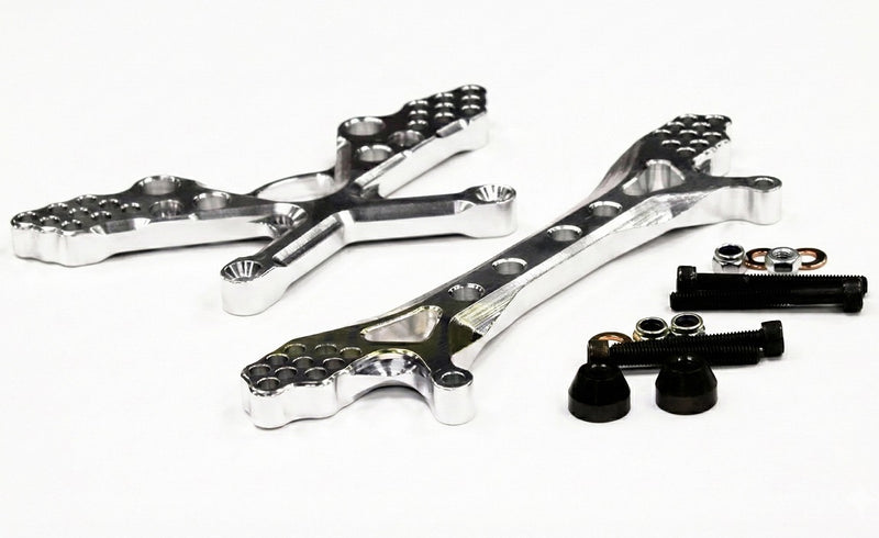 Billet Machined Type III Front & Rear Shock Tower Set for HPI 5B, 5B2.0 & 5T