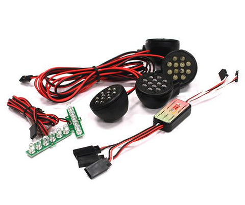 Complete LED Light Kit (4 Front+Brake) w/ KM Type Control Box
