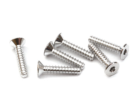 7075 Lightweight Aluminium Flat Head Tapping Screw (6) 3x15mm