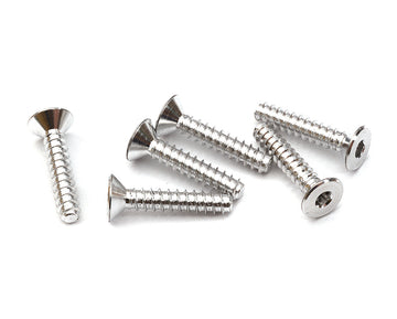 7075 Lightweight Aluminium Flat Head Tapping Screw (6) 3x15mm