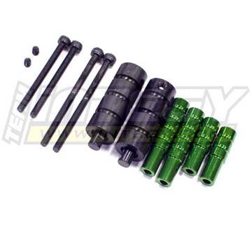 Extended EXT Hardware+Part for Long Suspension Linkage Setup on Axial AX10