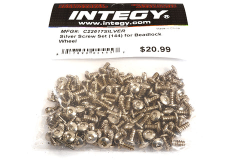Silver Screw Set (144) for Beadlock Wheel