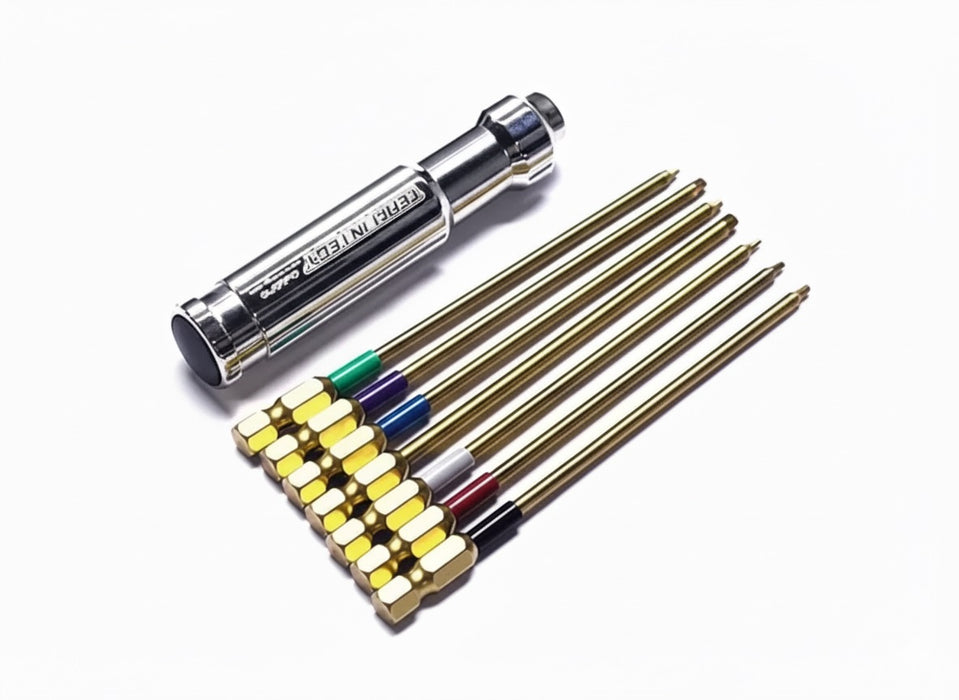 QuickPit 7-Piece Hex Wrench Set - Durable Multi-Size Tools